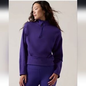 Athleta Altitude Polartec Half-zip Pullover Sweatshirt